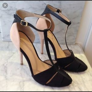 Zara t-strap heels